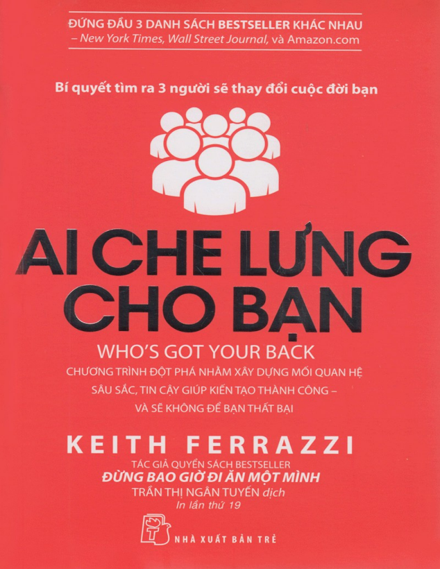 Tải Ebook “Ai Che Lưng Cho Bạn” PDF – Keith Ferrazzi | TaiMienPhi
