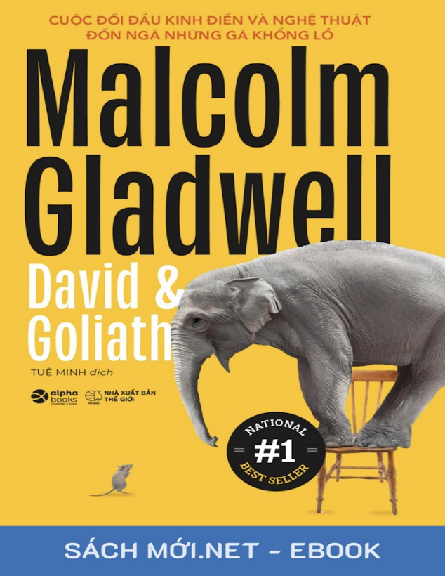 Tải Ebook David &amp; Goliath PDF – Đốn Ngã Gã Khổng Lồ Cùng Malcolm Gladwell