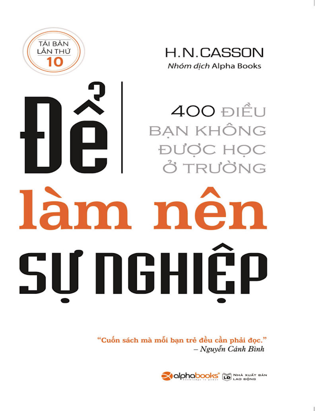 Tải Ebook Để Làm Nên Sự Nghiệp – 400 Điều Trường Học Không Dạy