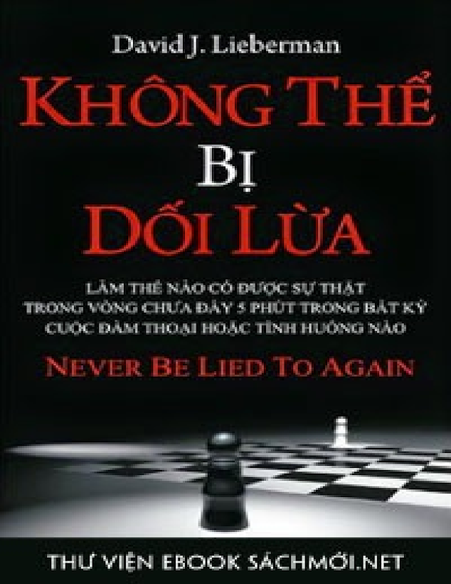 Tải Ebook “Không Thể Bị Lừa Dối” PDF – Bí Quyết Chống Lừa!
