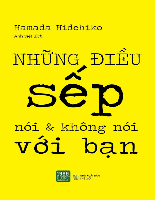 Tải Ebook “Những Điều Sếp Nói và Không Nói Với Bạn” PDF – Hamada Hidehiko