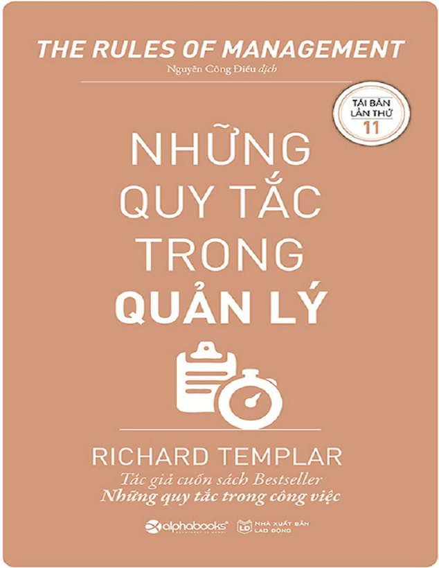 Tải Ebook “Những Quy Tắc Trong Quản Lý” – Richard Templar (.pdf)