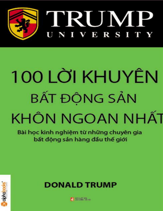 Tải Ebook SachMoi.Net_trump-100 Lời Khuyên Đầu Tư Bất Động Sản Hay Nhất!