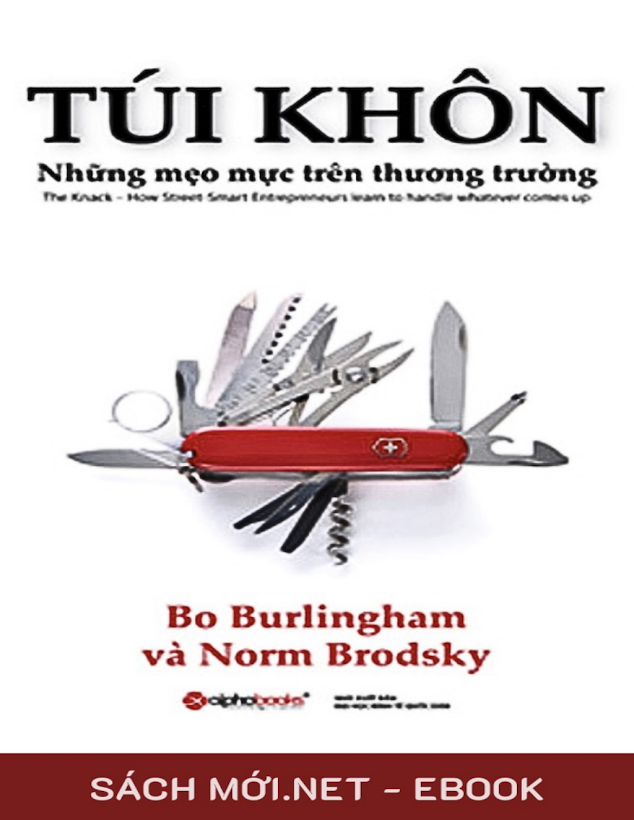 Tải Ebook Túi Khôn: Mẹo Thương Trường Thành Công – Norm Brodsky, Bo Burlingham